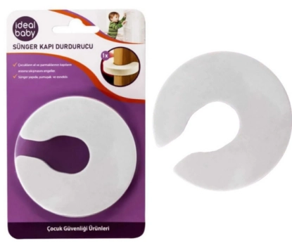 Ideal Baby Foam Door Stopper in use