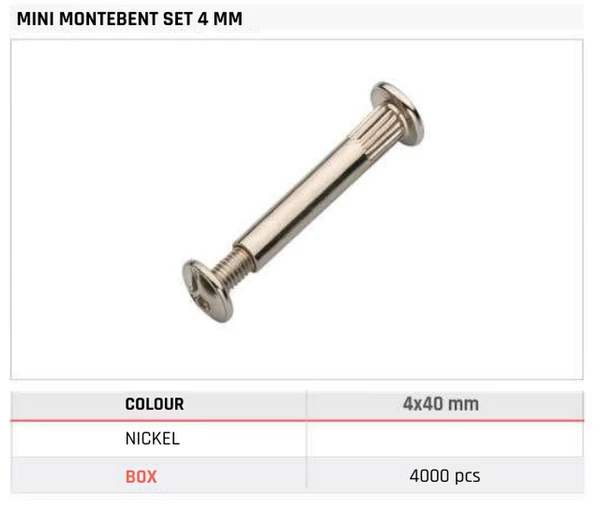 Mini Montebent Set 4 MM