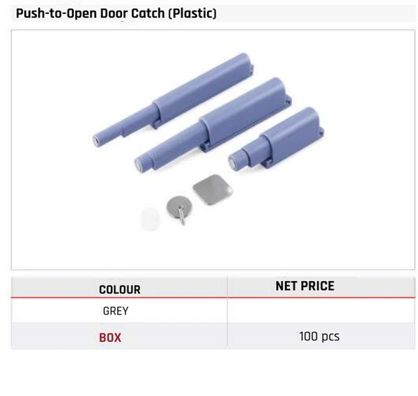 Push-to-Open Door Catch (Plastic)