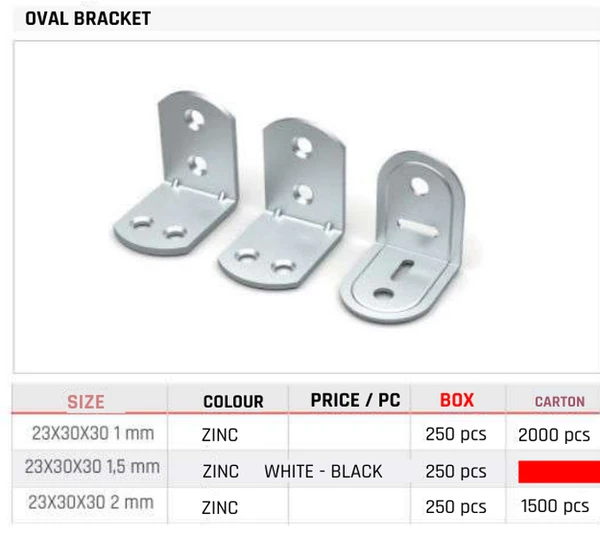Oval Bracket
