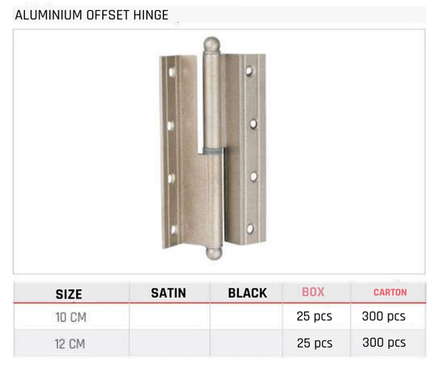 Aluminium Offset Hinge