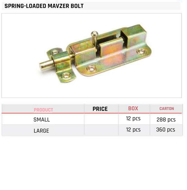 Spring-Loaded Mavzer Bolt