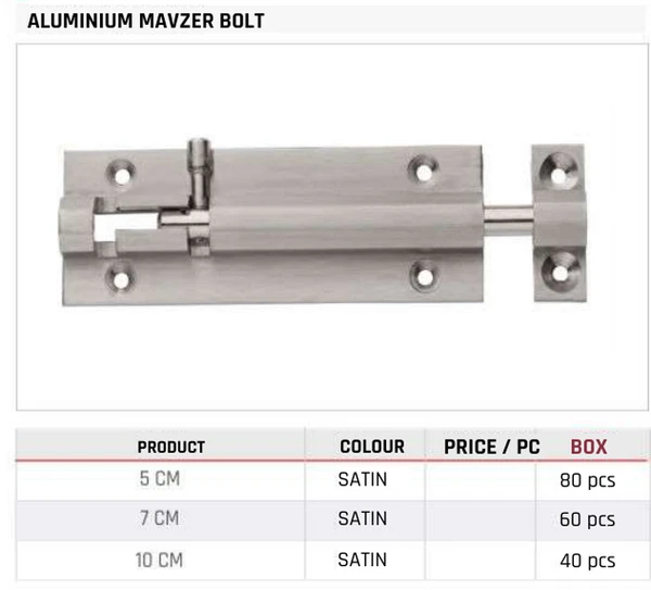 Aluminium Mavzer Bolt