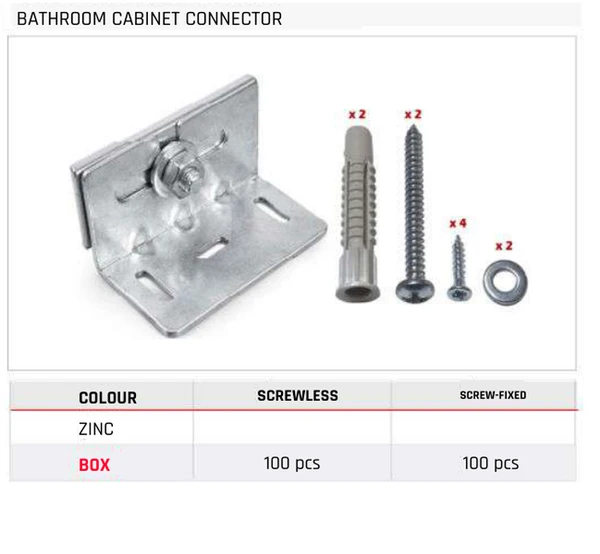 Bathroom Cabinet Connector