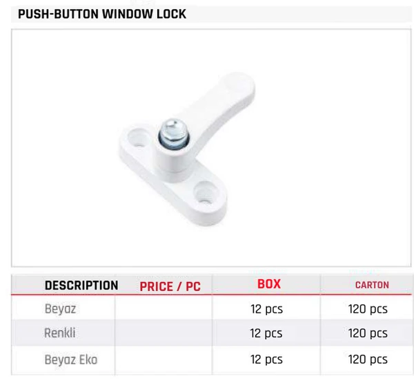 Push-Button Window Lock