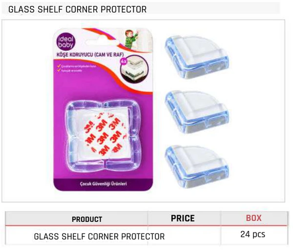 Glass Shelf Corner Protector