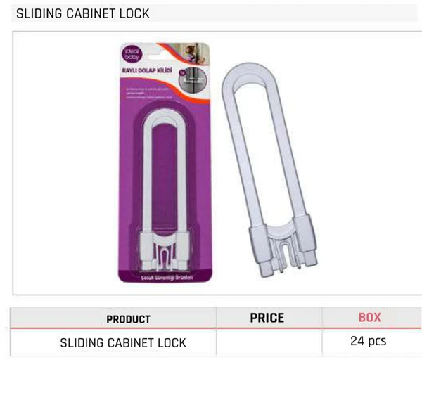 Sliding Cabinet Lock