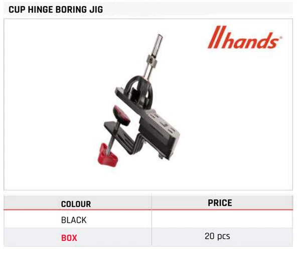 Cup Hinge Boring Jig