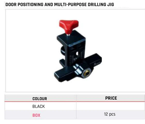 Door Positioning and Multi-Purpose Drilling Jig