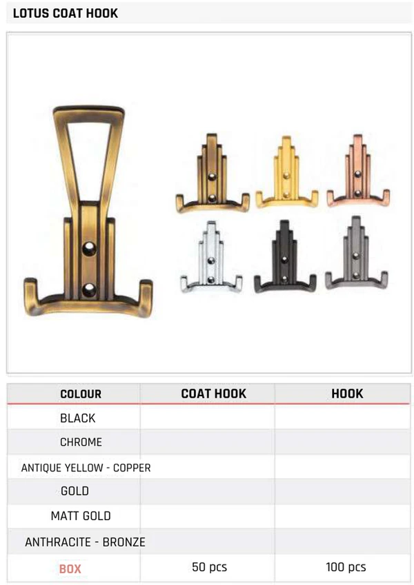 Lotus Coat Hook