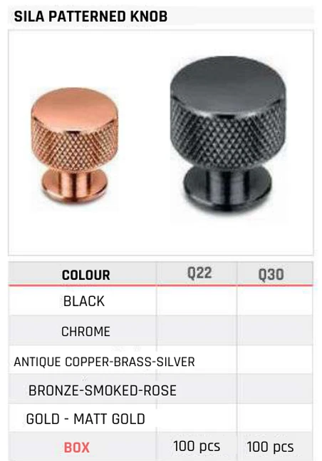 Sıla Patterned Knob