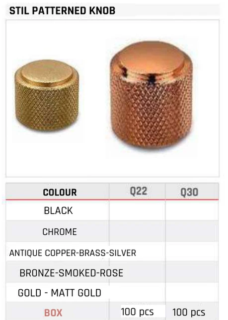 Stil Patterned Knob
