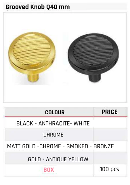 Grooved Knob Q40 mm