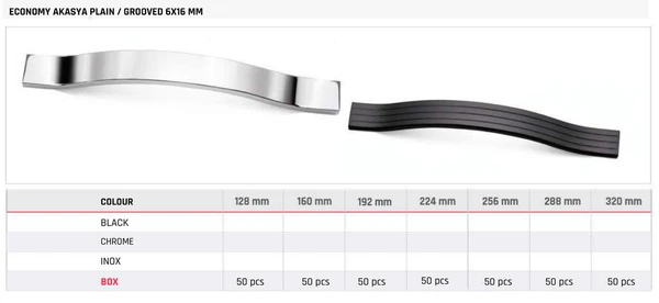 Akasya Plain / Grooved 6,5X18 MM
