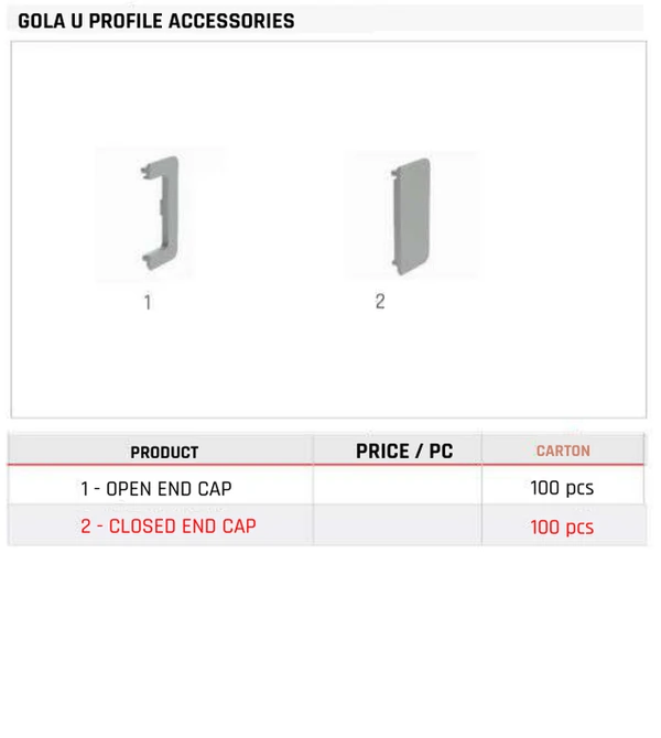 Gola U Profile Accessories