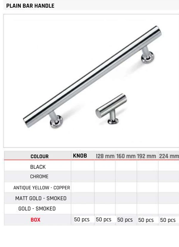 Plain Bar Handle