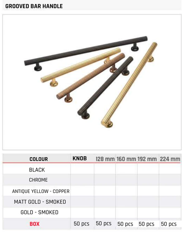 Grooved Bar Handle