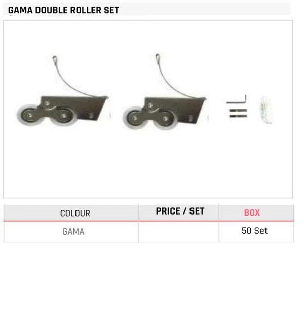 Gama Double Roller Set