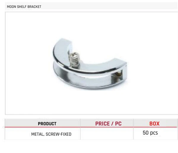 Half-Moon Shelf Bracket