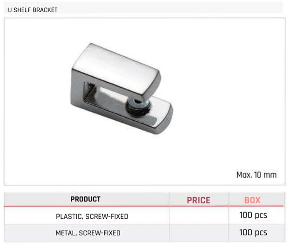 U Shelf Bracket