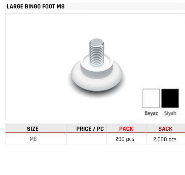 Large Bingo Foot M8
