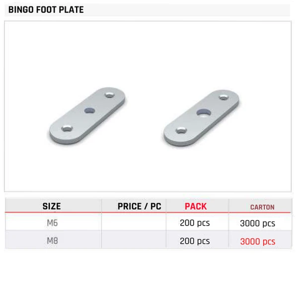 Bingo Foot Plate