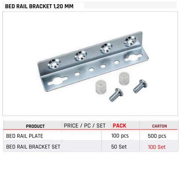 Bed Rail Bracket 1,20 MM