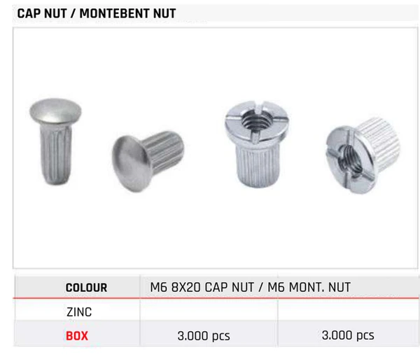 Cap Nut / Montebent Nut