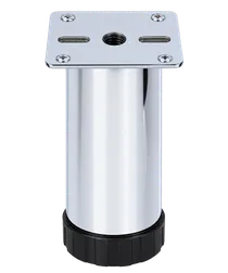 Q42 MM Metal Base Leg with Plastic Bingo Foot