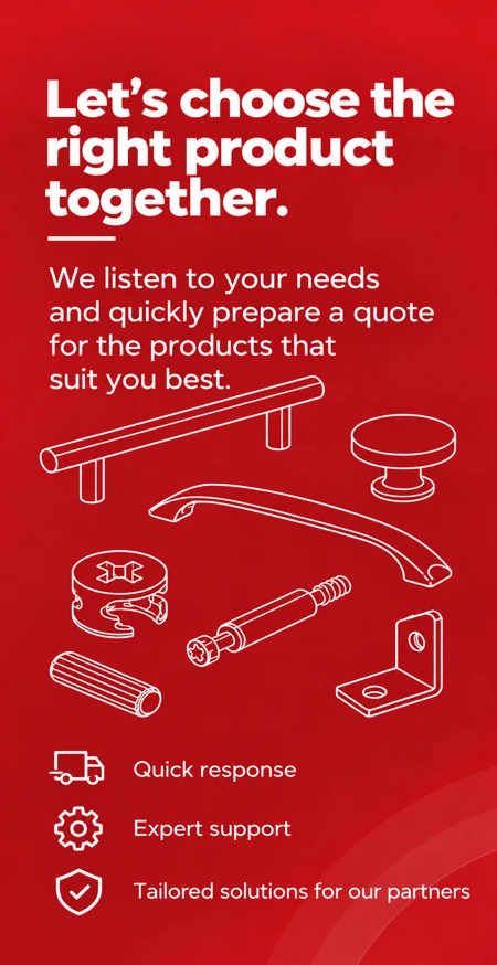 Let’s choose the right product together. We listen to your needs and quickly prepare a quote for the products that suit you best. Quick response. Expert support. Tailored solutions for our partners.